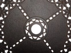 Mesa De Jardín De Metal Marrón Oscuro/beige ⌀ 105 Cm MANFRIA -Jardín Muebles Ventas 550a4ac1377ec197d5ae7ec0ee925155abb1c2ba 2accc141cfcf4bb3b7d38f498bef22d2