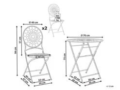 Conjunto De Balcón 2 Plazas De Metal Rojo SCARIO -Jardín Muebles Ventas 55776f2e5c2f34faf7235ea66f8456ae15ff7631 6ebb5415bc23430696b568de495eb421