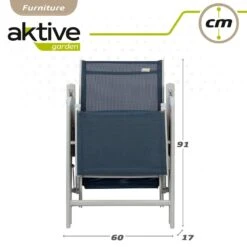 Silla Tumbona Plegable 8 Posiciones Aktive -Jardín Muebles Ventas 5585987f8293f851365ba9525ecf43b0d1042276 a56d33e9c15e4daeab7e19ed97cbeb1d