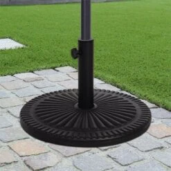 Outsunny Base Para Sombrilla De Jardín Peso Neto 15 Kg Soporte De Parasol Apto Para Postes De 35mm/38mm/48mm Rellena De Cemento Metal Para Terraza Exterior Ø49x32 Cm Negro -Jardín Muebles Ventas 58031ccff10b3148250784d666f13bc5df0e42fc 3e78f89946544f21ad745a98e72846f9
