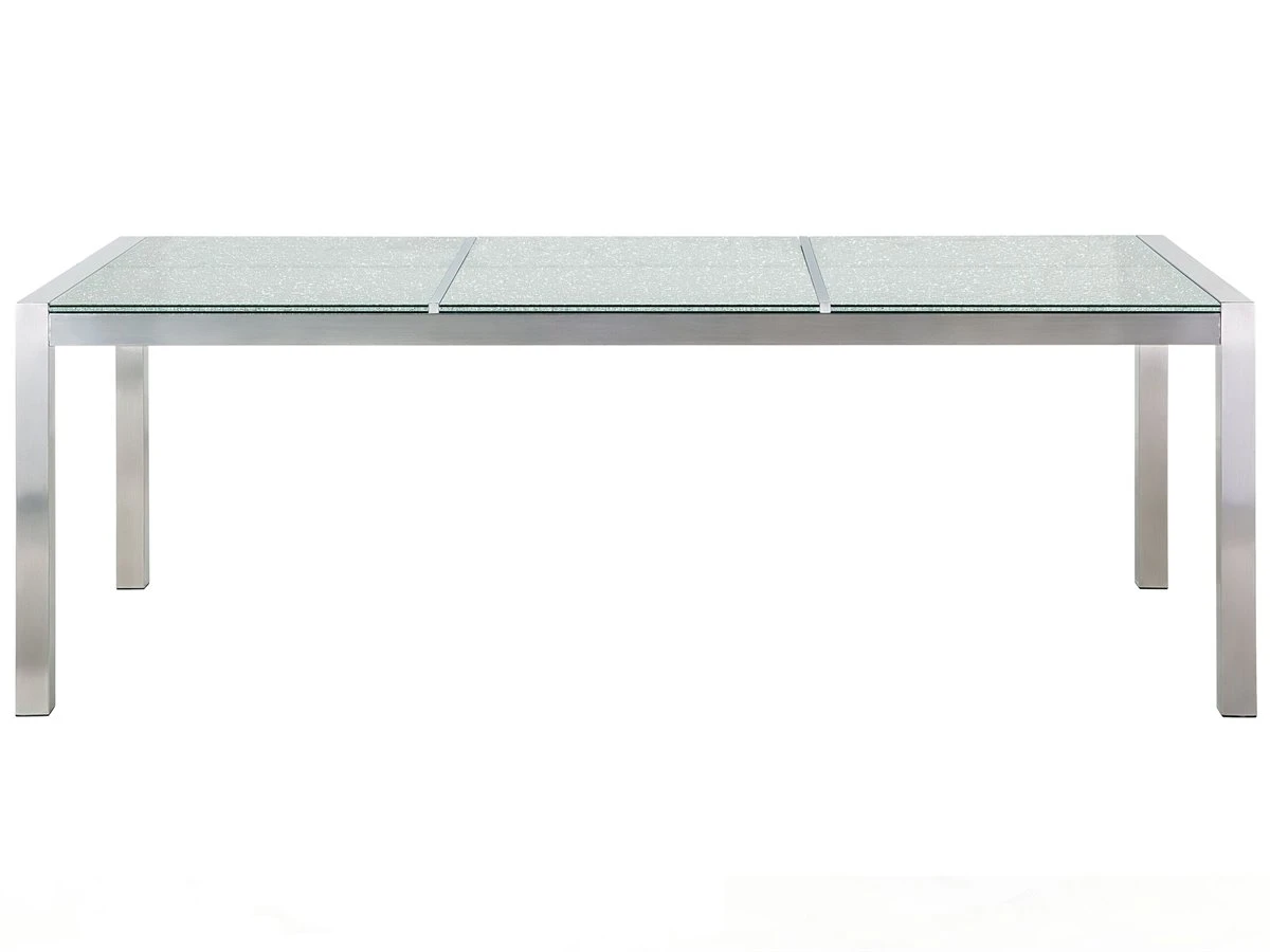 Conjunto De Jardín Mesa En Vidrio 180 Cm Con 6 Sillas Negras GROSSETO 12 Conjunto De Jardín Mesa En Vidrio 180 Cm Con 6 Sillas Negras GROSSETO - Imagen 10