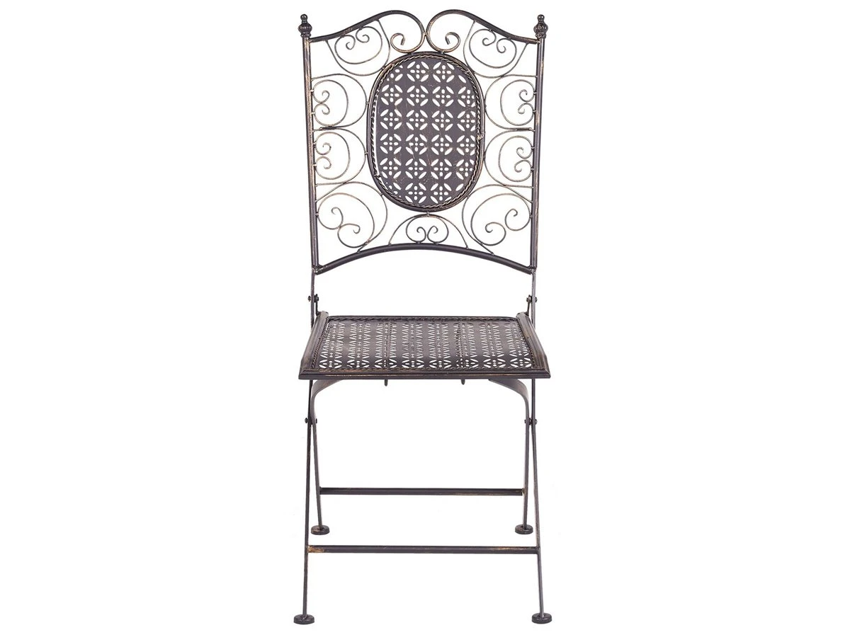 Conjunto De 2 Sillas De Balcón Negro BORMIO 7 Conjunto De 2 Sillas De Balcón Negro BORMIO - Imagen 5