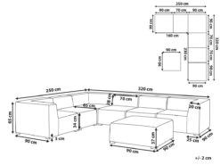 Sofá Esquinero 7 Plazas De Poliéster Gris Oscuro/negro Derecho Con Reposapiés AREZZO -Jardín Muebles Ventas 5e7965fb9bc120912c61fbbd1245359fa669de62 ea297109574f4183bf54b5e92faf320f