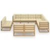 Set De Muebles De Jardín 11 Pzs Cojines Madera Pino Marrón Miel VidaXL -Jardín Muebles Ventas 5fd67ad7f23775009395d18d368be83d490e5063 833d0ec05f8242fc800f630524827338