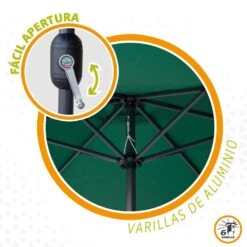 Parasol Hexagonal 300 Cm Color Verde Mástil Aluminio Aktive Garden -Jardín Muebles Ventas 5fec0d201c1176c4034f13fe332d81264ece2489 2d8943f9663e4828a162e8751c91e14b