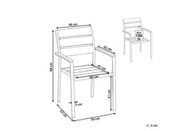 Silla De Jardín Blanca VERNIO -Jardín Muebles Ventas 60df273e1ac74727a521123c9ccbdc840c4106d2 ba3e621bb5c547b2ba33ebbb9cb726b7