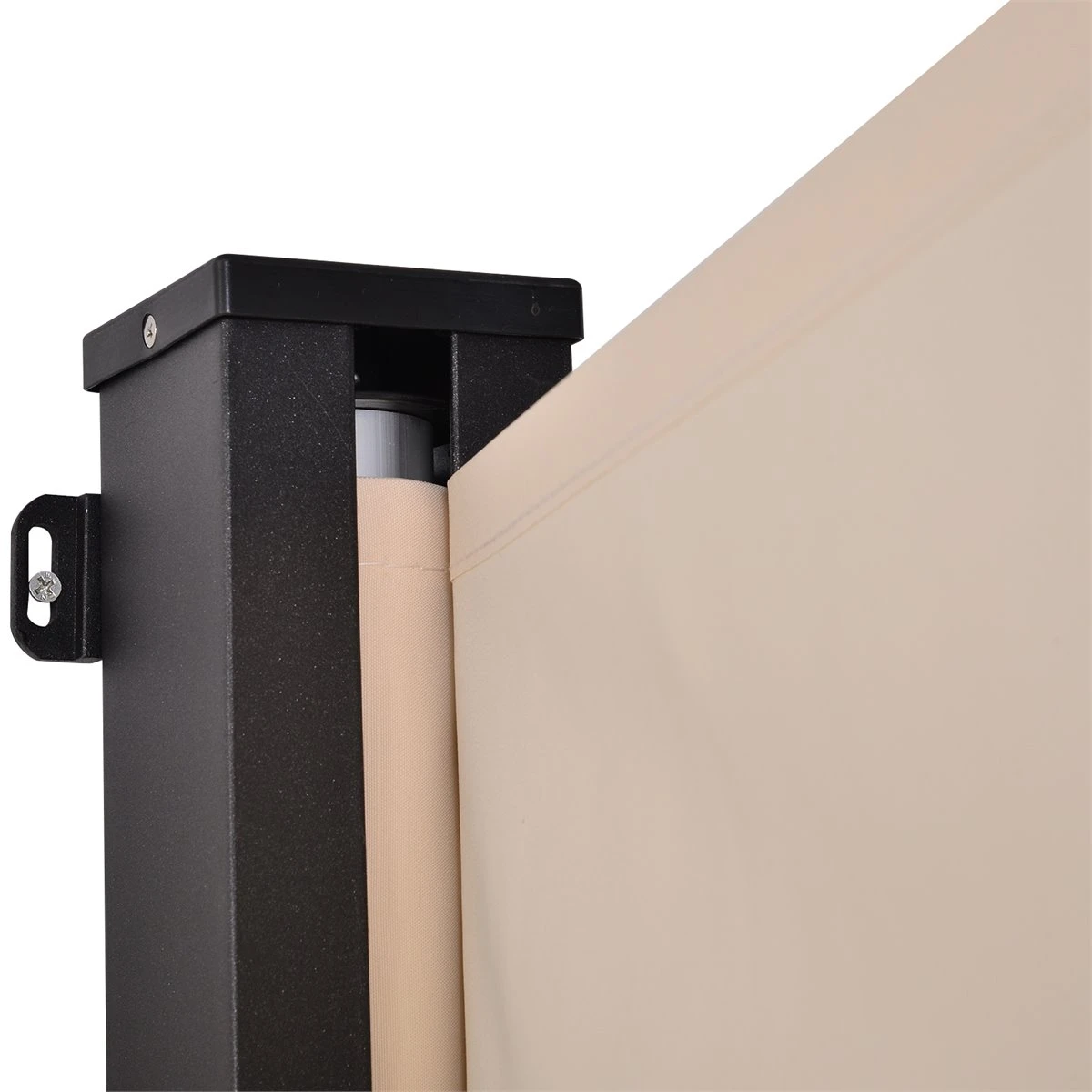Outsunny Toldo Lateral Retráctil Exterior 350x180cm Pantalla De Privacidad Contra Sol Viento Visión Para Jardín Patio Balcón Tejado Hecho De Aluminio Poliéster Montar Utilizar Fácil Beige 10 Outsunny Toldo Lateral Retráctil Exterior 350x180cm Pantalla De Privacidad Contra Sol Viento Visión Para Jardín Patio Balcón Tejado Hecho De Aluminio Poliéster Montar Utilizar Fácil Beige - Imagen 8