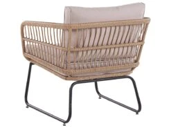 Conjunto De Jardín 4 Plazas De Ratán Natural/beige/negro RAVELLO -Jardín Muebles Ventas 62e47c2d15a5cc82750105dc585b76a8f28ef16e 3efa1a0640c7462985010bc442066a19