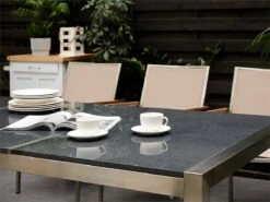 Conjunto De Jardín Mesa Con Tablero De Piedra Natural Gris Pulido 220 Cm, 8 Sillas Beige GROSSETO 17 Conjunto De Jardín Mesa Con Tablero De Piedra Natural Gris Pulido 220 Cm, 8 Sillas Beige GROSSETO -Jardín Muebles Ventas 63f4733152b13838f34596a0565755e932b17baa 227ed0858e8d40daa5967cfbeda4c87c
