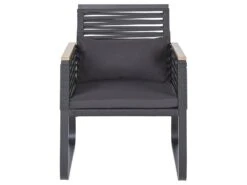 Conjunto De Jardín 4 Plazas De Metal Negro/madera Clara CANETTO 19 Conjunto De Jardín 4 Plazas De Metal Negro/madera Clara CANETTO -Jardín Muebles Ventas 671d3e93738bdb882457f925804afaee1fab78ad 9fa4295ddae84370a060cf083d8f0c92