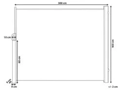 Toldo Vela Lateral Beige 160 X 300 Cm DORIO -Jardín Muebles Ventas 6861885a1ae8054d343c4f99ccea7f549e1299cf 4604c2df295441fbbd87dfb919e74ead