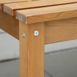 Outsunny Banco De Jardín De 3 Plazas Banco Exterior De Madera Con Respaldo De Listones Para Terraza Patio Balcón Carga 360 Kg 144x60x77 Cm Natural -Jardín Muebles Ventas 6b9245f7bb71328520ba7c3fc16d70c954e409da 09e2dfb1b7654fd3bd18ee30e5ac9b33