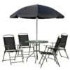 Outsunny Conjunto De Muebles Para Jardín Con 4 Sillas 1 Mesa Y 1 Parasol Texteline Aluminio Y Poliéster Negro 1 Outsunny Conjunto De Muebles Para Jardín Con 4 Sillas 1 Mesa Y 1 Parasol Texteline Aluminio Y Poliéster Negro -Jardín Muebles Ventas 6c08846390c91305c807da3751e6cfca3955d9f7 16d27fb189ae4b5ca43e91c58ad8ce9c