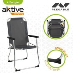 Silla Plegable Para Camping Aktive Gris Oscuro 45 X 91 X 47 Cm (6 Unidades) 10 Silla Plegable Para Camping Aktive Gris Oscuro 45 X 91 X 47 Cm (6 Unidades) -Jardín Muebles Ventas 6d2f80b8f8a2a6394d4279815847cb499e0551d5 90c7a280894d4a17aa2f73cb8f4c2c2b