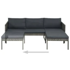 Set De Muebles De Jardín 3 Pzas Y Cojines Ratán Sintético Gris VidaXL -Jardín Muebles Ventas 6e5bb8992e841fad33ee580b1b94d2f3b402ecc2 59424b6aa4264872b22a8b842cd3e1b2