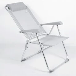 Silla Plegable Camping Antivuelco Y Multiposición Gris C/cojín Aktive -Jardín Muebles Ventas 6fb0d636c6f11b2e77df47b77b7052dcf9295d8a silla 3