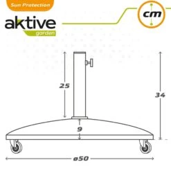 Soporte Parasolcircular Cemento Con Ruedas Aktive Garden -Jardín Muebles Ventas 7197906ef62230f1753b28e556450a99f80f54e3 9173fa1270a24473a9db8ab4321db3db