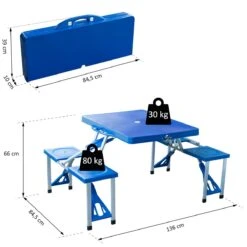 Outsunny Mesa Maleta De Camping Plegable Portátil 4 Asientos Y Agujero Sombrilla Estructura Aluminio Playa Picnic 84.5x64.5x66cm (Azul) 13 Outsunny Mesa Maleta De Camping Plegable Portátil 4 Asientos Y Agujero Sombrilla Estructura Aluminio Playa Picnic 84.5x64.5x66cm (Azul) -Jardín Muebles Ventas 71a8b9fc2801fa78b1f50da0b9437a6068321c0c 3652634453ae41ffbe551d2d01210771