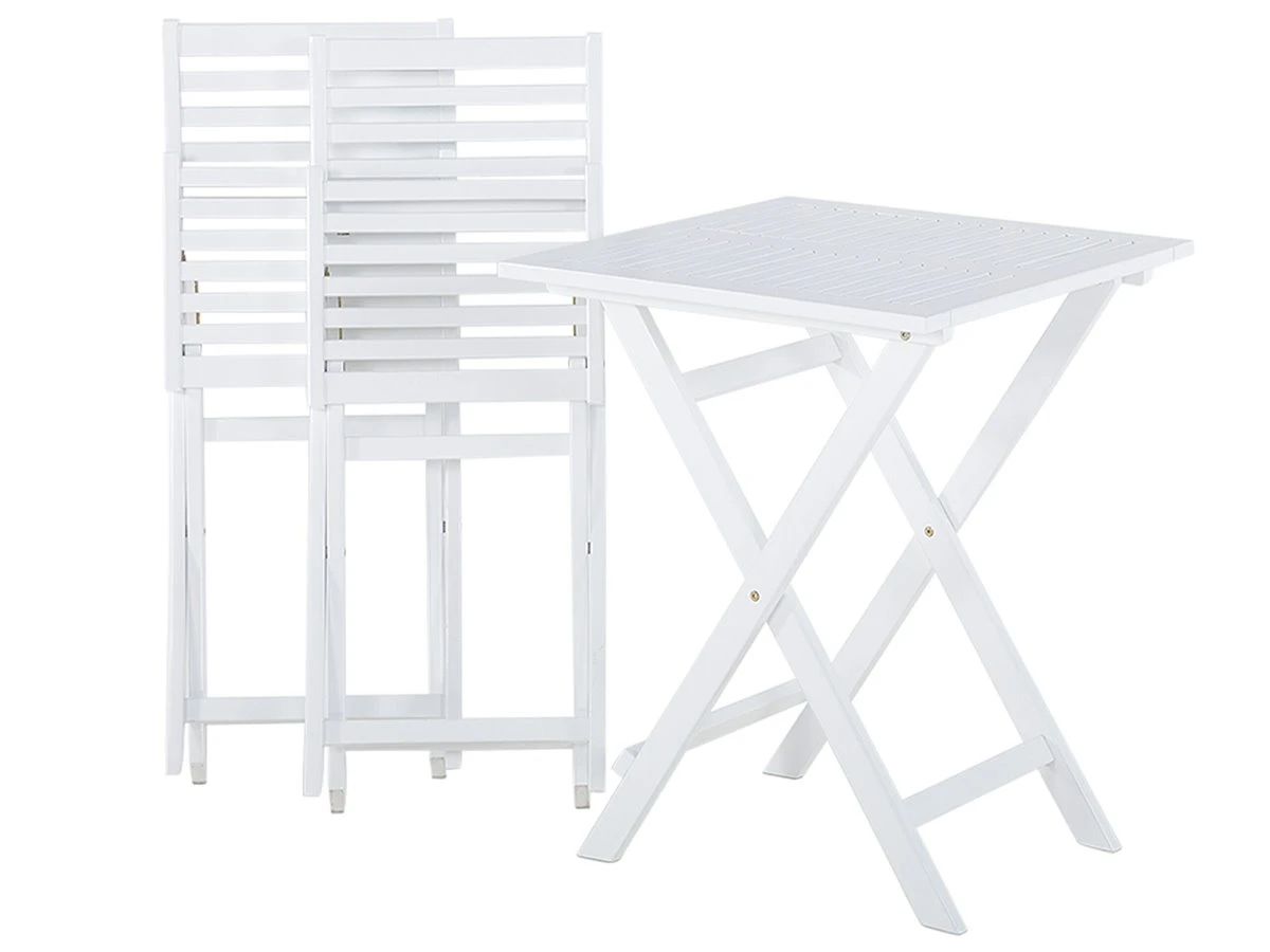 Conjunto De Balcón Blanco Con Cojines Amarillos FIJI 10 Conjunto De Balcón Blanco Con Cojines Amarillos FIJI - Imagen 8