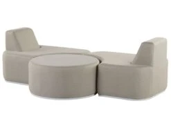 Conjunto De Sala De Estar 2 Plazas De Poliéster Gris Claro FABRO -Jardín Muebles Ventas 77562a03212e3b1e9138bcc7260037ac9c33f413 c18c300c02ce45389894c464e75e399b