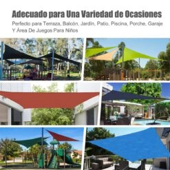 Outsunny Toldo Vela Rectángulo 3x4m Vela De Sombra Para Terraza Jardín Camping Resistente Al Agua Protección UV Poliéster Color Oxido Rojo -Jardín Muebles Ventas 79717dbe6b9d86400442cfbcb0590222a38b7f66 a3737ed33f8e45148ad347db4ab046e9