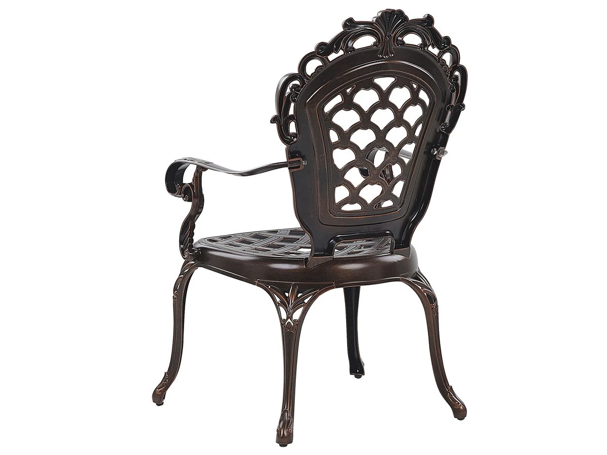 Conjunto De 2 Sillas De Jardín Marrón LIZZANO 8 Conjunto De 2 Sillas De Jardín Marrón LIZZANO - Imagen 6