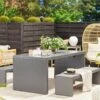 Conjunto De Jardín De Cemento Reforzado Mesa Y 2 Bancos En Forma De U Gris TARANTO -Jardín Muebles Ventas 79cc4e6c569964fcdb90717c0b4dfb658ce73e9d 6f293d92b9924f209ed38ff3f2a4fb6d