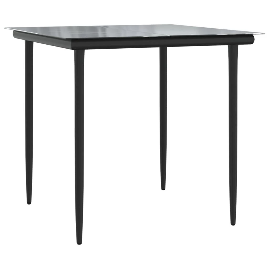 Set Comedor De Jardín 3 Pzas Con Cojines Ratán Sintético Negro VidaXL 6 Set Comedor De Jardín 3 Pzas Con Cojines Ratán Sintético Negro VidaXL - Imagen 4