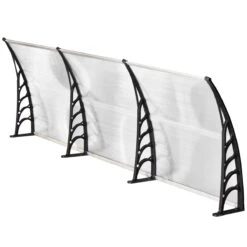 Outsunny Tejadillo De Protección Contra Sol Y Lluvia Para Puertas Ventanas Marquesina De Techo Diseño Moderno Aleación De Aluminio Duradero 90x295x23,5 Cm Transparente -Jardín Muebles Ventas 7b410f274c825e64aa5f1f5c6f51ef4dc6d17b13 f6ee44534e9f42a3b6fe4aeba2a952ae