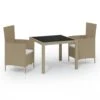 Set De Comedor De Jardín 3 Pzas Y Cojines Ratán Sintético Beige VidaXL -Jardín Muebles Ventas 7b6847fda9dc747e8f46205b99d3e5ea9e224c9e 469b1ca61ba04153b34c32f08039c99b