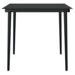 Juego De Comedor Para Jardín De 3 Piezas Con Cojines Negro VidaXL -Jardín Muebles Ventas 7ba3b8c957792f266b3d1876f2ff5fc2694a3c58 1aca4f2bf8ba41b392dda0f49a3044fc