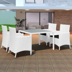 Set De Comedor De Jardín 5 Piezas Ratán Sintético Blanco Crema VidaXL 10 Set De Comedor De Jardín 5 Piezas Ratán Sintético Blanco Crema VidaXL -Jardín Muebles Ventas 7d67b611da25c2dcf05ed23b7bf6d664612f31e9 d3e4a30af9d24f9eb3087fe6e712e00d