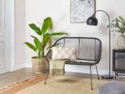 Banco De Jardín 2 Plazas De Ratán Negro ACAPULCO -Jardín Muebles Ventas 7f046e23121cc107115785ce82c0b8889aae36fe fd1b2e49b2784719b238ea0634c0741b