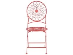 Conjunto De Balcón 2 Plazas De Metal Rojo SCARIO -Jardín Muebles Ventas 81a53b2bdefc81ab21f4c5fd5eb0197bbb512df9 457d2455e557430a8f11e9f74d650f04