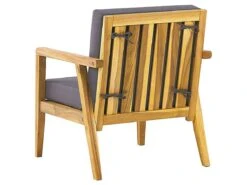 Conjunto De Jardín 4 Plazas Con Mesa De Madera De Acacia Clara/gris Oscuro PALLANO -Jardín Muebles Ventas 81c6e698add0bfd4a220c0dd2adff2c5802d0ad9 c5203a142f0748d3b006e2a2e4eab293