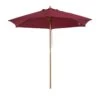 Outsunny Sombrilla Parasol De Madera Ø250x230cm Para Exterior Con 6 Varillas Sistema De Cuerda Con Fijación Desmontable Portátil Fácil De Guardar Y Transportar Granate -Jardín Muebles Ventas 8384d1822d0ae2016b95289c034055029c4e1530 5e931a5ed3e342fc880abb8c3a1e5715