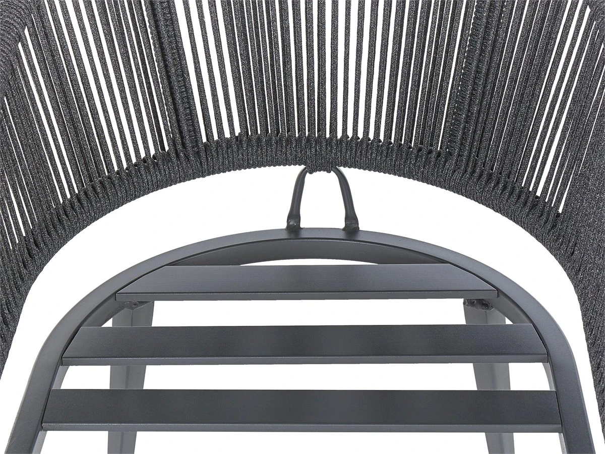 Conjunto De Jardín 4 Plazas Gris MILETO 10 Conjunto De Jardín 4 Plazas Gris MILETO - Imagen 8