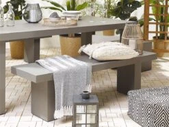 Conjunto De Jardín De Cemento Reforzado Mesa Y 2 Bancos Gris TARANTO -Jardín Muebles Ventas 87944dc22abe2aae4b79a2203ee9a3e545123c18 7550e45162f8459f845ebbf0865e7930