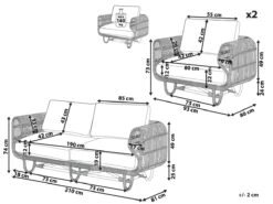 Conjunto De Jardín De Ratán Natural 4 Plazas DOLCEDO -Jardín Muebles Ventas 891cab19e512ca3a907af378ef316d6cf1c85e4e 49ff910de2e045478addfb8f30b62cdb