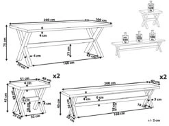 Conjunto De Comedor De Jardín De 8 Plazas, De Cemento Con Banco Y Taburetes Blanco/madera Clara OLBIA 16 Conjunto De Comedor De Jardín De 8 Plazas, De Cemento Con Banco Y Taburetes Blanco/madera Clara OLBIA -Jardín Muebles Ventas 8c23cf07acf918194aa87de206d0d2ab3c11c43f e82f84751cc54c9bb20ca2f76d416aa8
