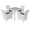 Set De Comedor De Jardín 5 Piezas Ratán Sintético Blanco Crema VidaXL 1 Set De Comedor De Jardín 5 Piezas Ratán Sintético Blanco Crema VidaXL -Jardín Muebles Ventas 916977a9bc75c3e80ba6c195b49c0af05a0eac64 681b065eb6534a0b9fc554fbf7b7c4d2