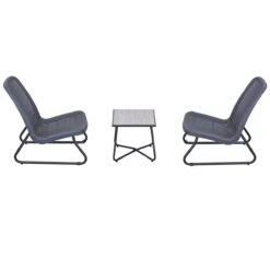 Outsunny Conjunto De Muebles De Jardín 3 Piezas Juego De 2 Sillas Y Mesa Con Encimera De Cristal Templado Efecto Mármol Terraza Piscina 53,5x80,5x76 Cm Gris -Jardín Muebles Ventas 9172a4d35679a913747467fc852c88d41e9bbe48 cc491ea5baf14fd091c1bff8998c301c