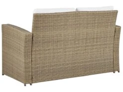 Conjunto De Jardín De Ratán Marrón Claro LUCA -Jardín Muebles Ventas 92273aec56e275cd006521261e2119add9403560 69325e60069940c697c08646700a0bed