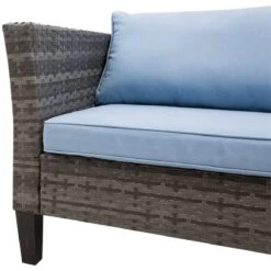 Outsunny Conjunto De Sofás De Ratán Para Exterior Modulares Con Cojines Desenfundables Mesa De Centro Y Puf Independiente -Jardín Muebles Ventas 95907e4d7b90f5c4940e064d07bd75e41d59a791 fb7ac6ad88ce447bbac031a6bfb73376