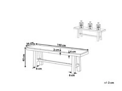 Banco De Madera Blanco/marrón SCANIA -Jardín Muebles Ventas 96ce35b9c437f1e976254589e00bb3d66ce23b57 d393ecfd83b546d08d157dc8b76c8149