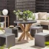 Conjunto De Jardín De Cemento Reforzado Mesa ⌀ 90 Cm 4 Taburetes Gris/madera Clara OLBIA/TARANTO 2 Conjunto De Jardín De Cemento Reforzado Mesa ⌀ 90 Cm 4 Taburetes Gris/madera Clara OLBIA/TARANTO -Jardín Muebles Ventas 97ac44e1167303b9891bef64486d2c697226487b b6d4945f818640f5975c9b429efcd129