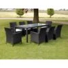 Set Comedor De Jardín 9 Piezas Y Cojines Ratán Sintético Negro VidaXL -Jardín Muebles Ventas 9807cdfcb34143bf5bdfdd71f12fcde28f4b1bb8 d97ff1d680f449f3b17ecddb2bbfb224