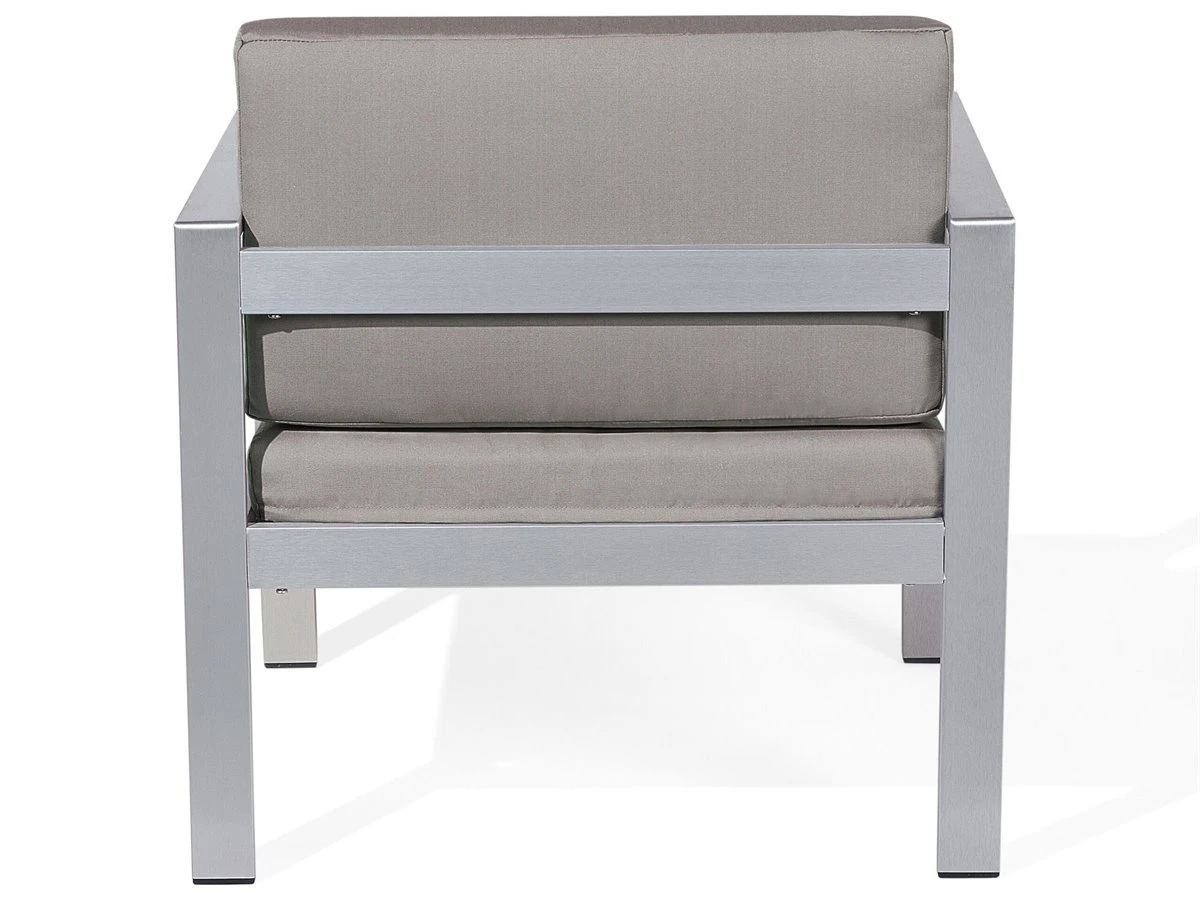 Conjunto De Jardín De Aluminio Gris/plateado SALERNO 13 Conjunto De Jardín De Aluminio Gris/plateado SALERNO - Imagen 11