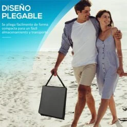 Outsunny Conjunto De 2 Esterillas De Playa Plegable Esteras Acolchadas Con Respaldo Reclinable Y Bolsa De Transporte Para Jardín Camping 142x51x40 Cm Gris -Jardín Muebles Ventas 9bdfa065db5b01dd72e16c2283b0e76146416547 b995565f9e1d4a69aaa1b2af398e2c40