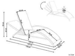 Tumbona De Metal/textil Trenzado Beige/blanco GAETA -Jardín Muebles Ventas a080b3afa85786baafa0083917e422e137ced41a 6d04db92e00644dc990d3eb4aeccd054
